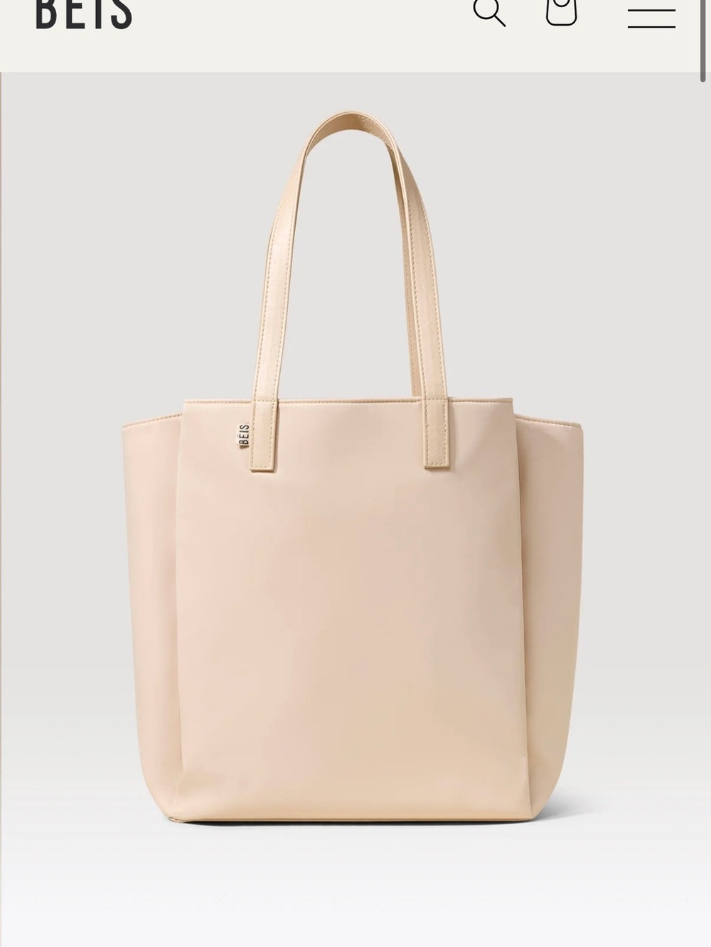 BEIS Commuter Beige Tote Bag